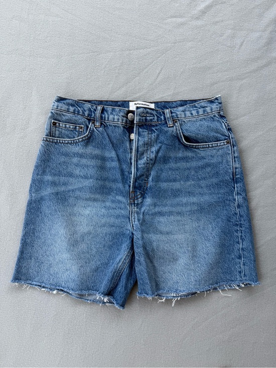 Reformation Pants - Reformation Wash Colorado High Rise 5" In Relaxed Jean Shorts Women's 27 Raw Hem